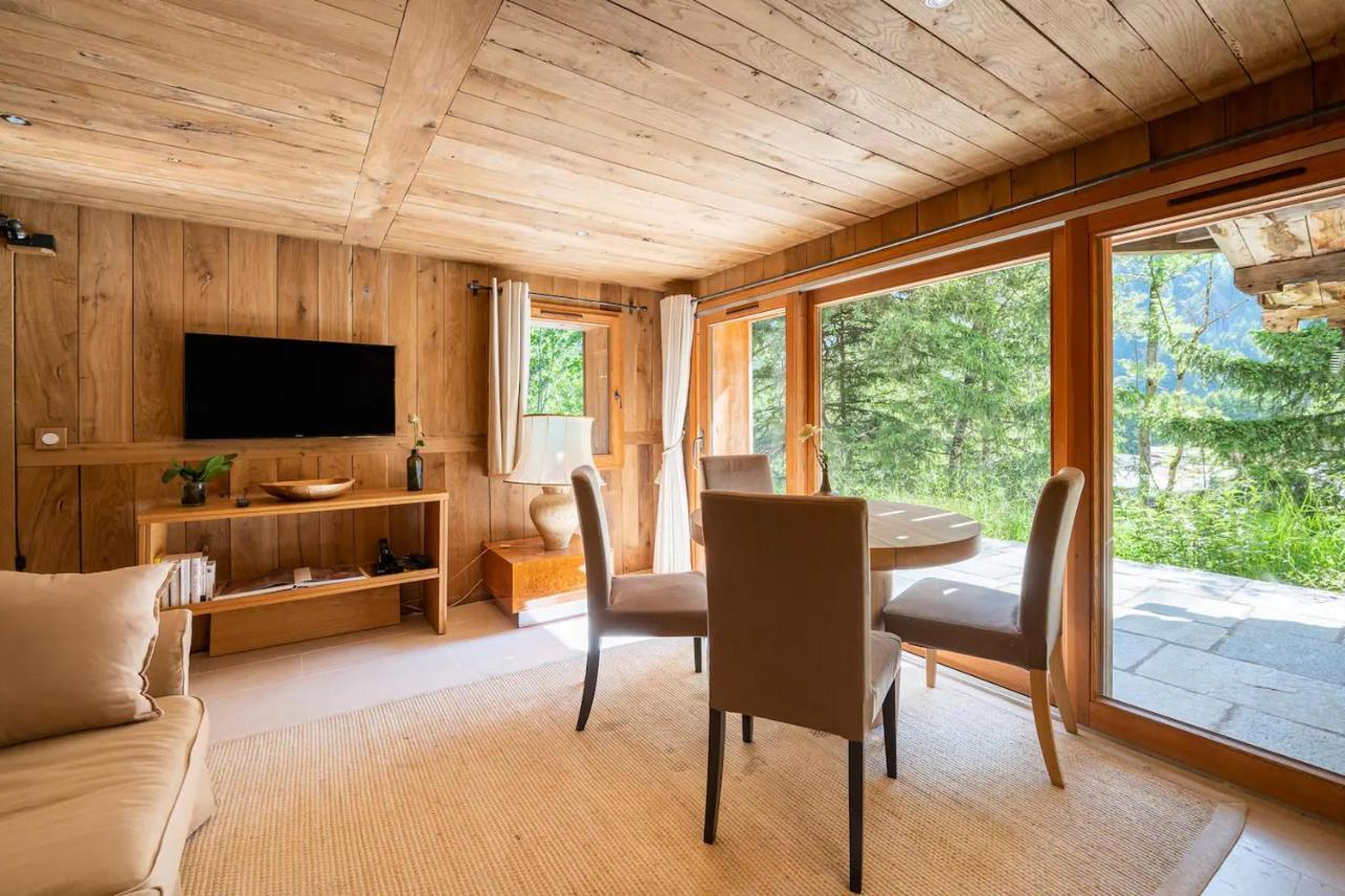 Chalet Ananda Avec Sauna, Baignoire Balneo Et Terrasse Chamonix Exterior foto